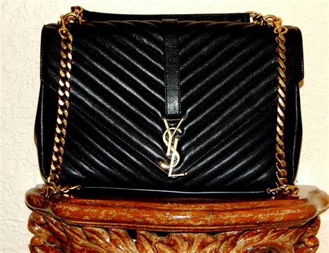 ysl handbag gold|ysl black and gold bag.